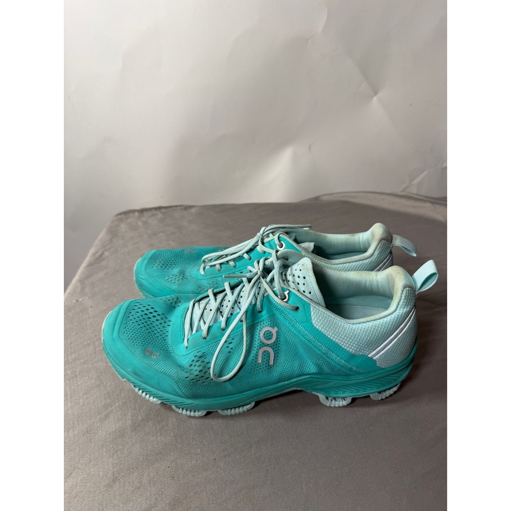 On Running Cloudventure Teal Blue Trail Running Shoes Womens 9 Swiss Engineering - Picture 6 of 7
